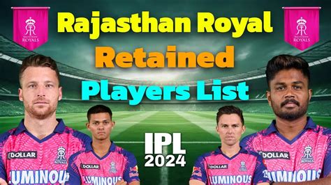 rajasthan royals retained pla